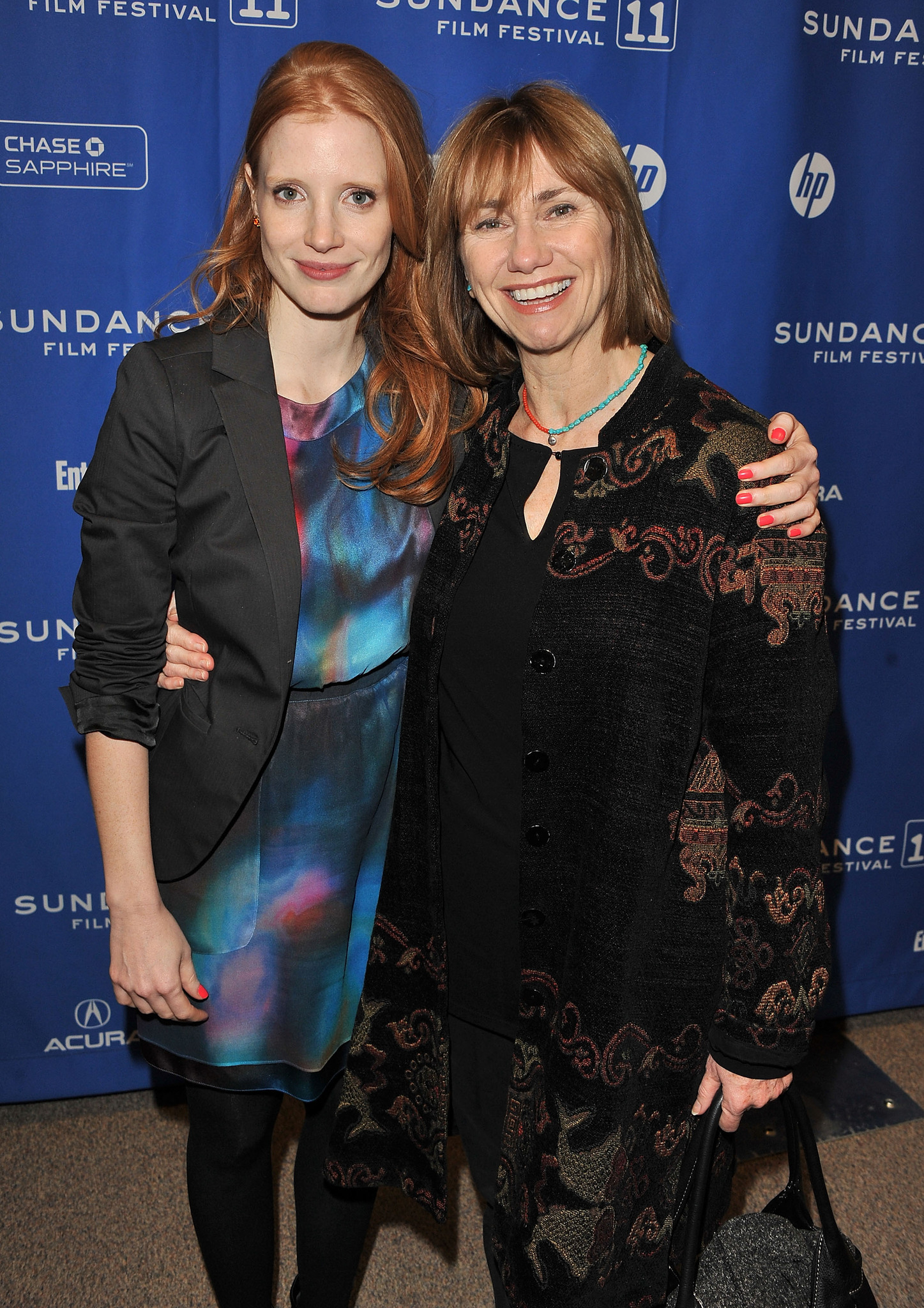 Kathy Baker and Jessica Chastain