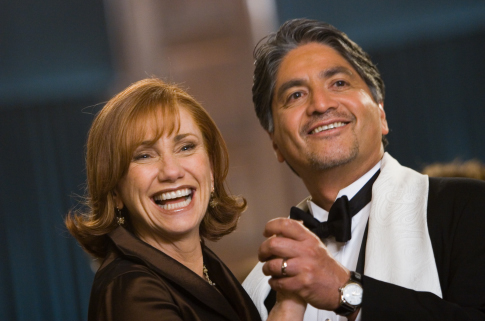 Still of Kathy Baker and Miguel Nájera in The Jane Austen Book Club (2007)