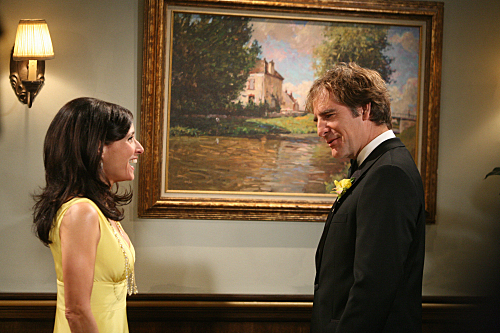 Still of Julia Louis-Dreyfus and Scott Bakula in The New Adventures of Old Christine (2006)
