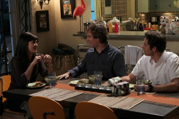 Still of Scott Bakula, Sarah Lancaster and Zachary Levi in Cakas (2007)