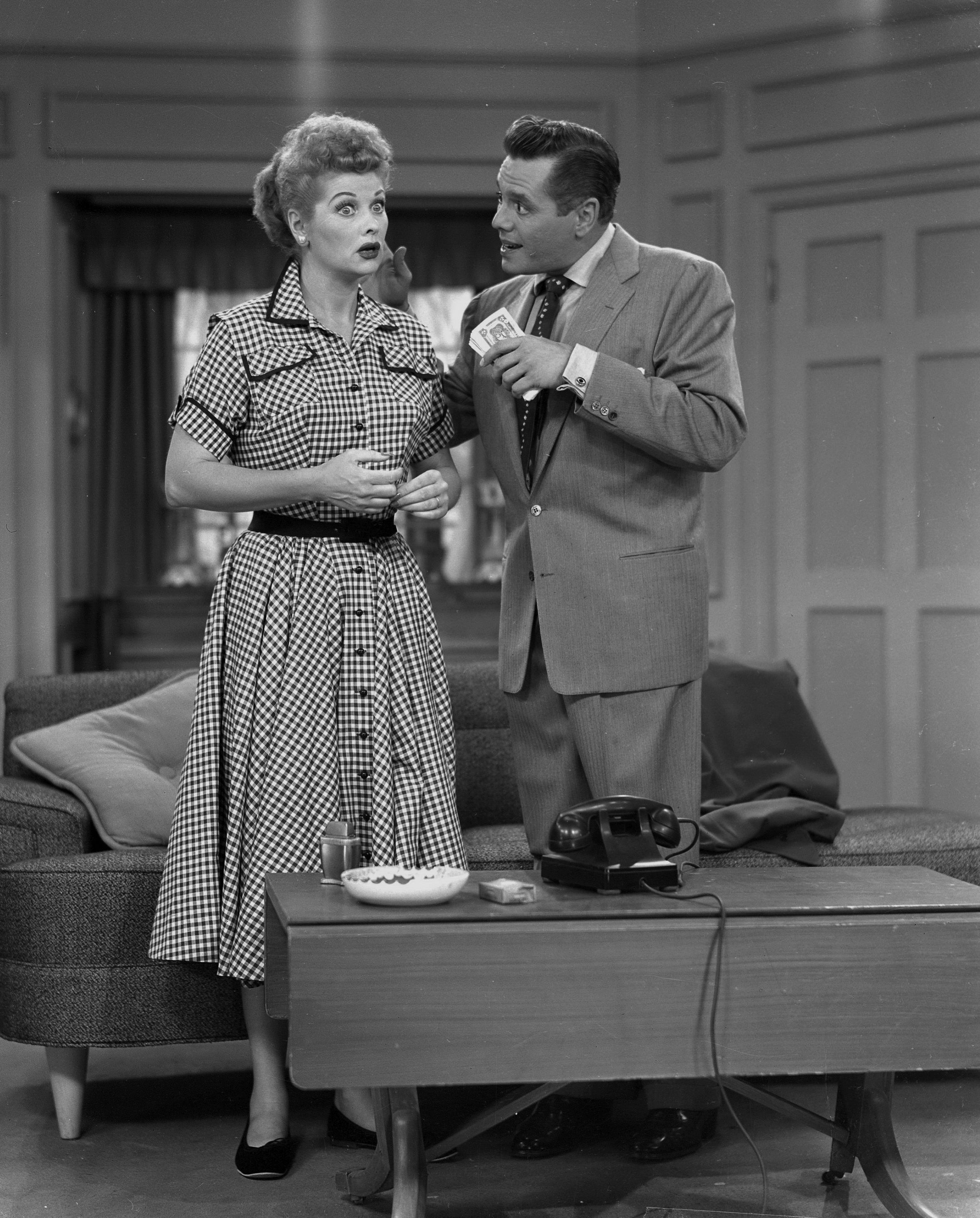 Still of Lucille Ball and Desi Arnaz Jr. in I Love Lucy (1951)