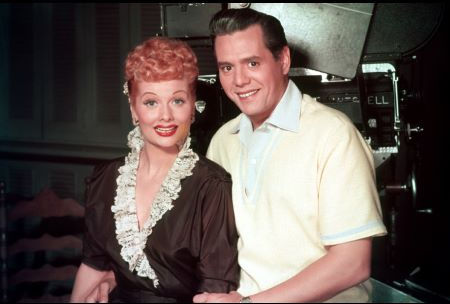 Lucille Ball and Desi Arnaz C. 1952