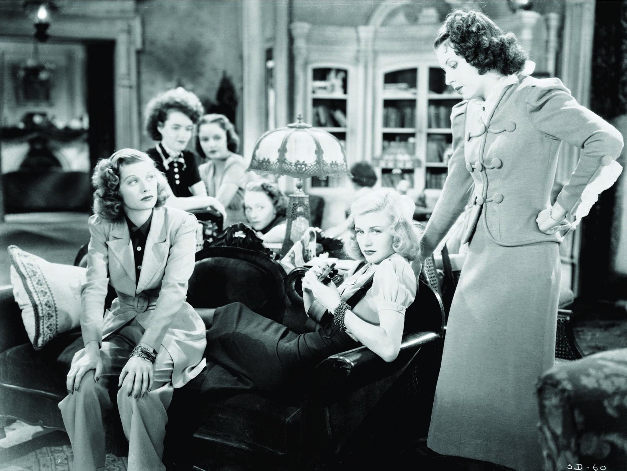 Still of Lucille Ball, Ginger Rogers and Gail Patrick in Stage Door (1937)