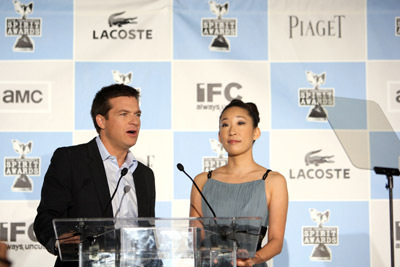 Jason Bateman and Sandra Oh