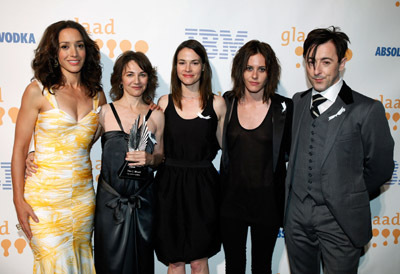 Jennifer Beals, Alan Cumming, Ilene Chaiken, Leisha Hailey and Katherine Moennig