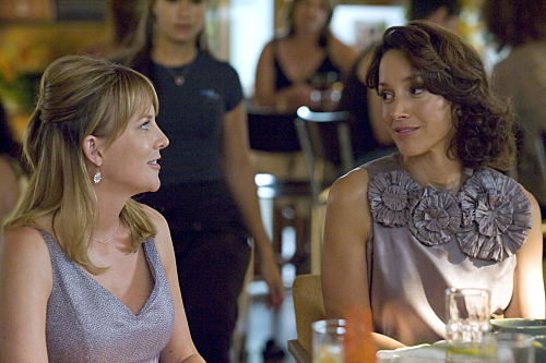 Still of Jennifer Beals and Laurel Holloman in The L Word: Leaving Los Angeles (2009)