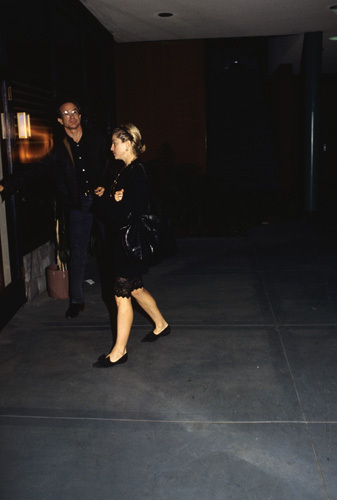 Madonna and Warren Beatty