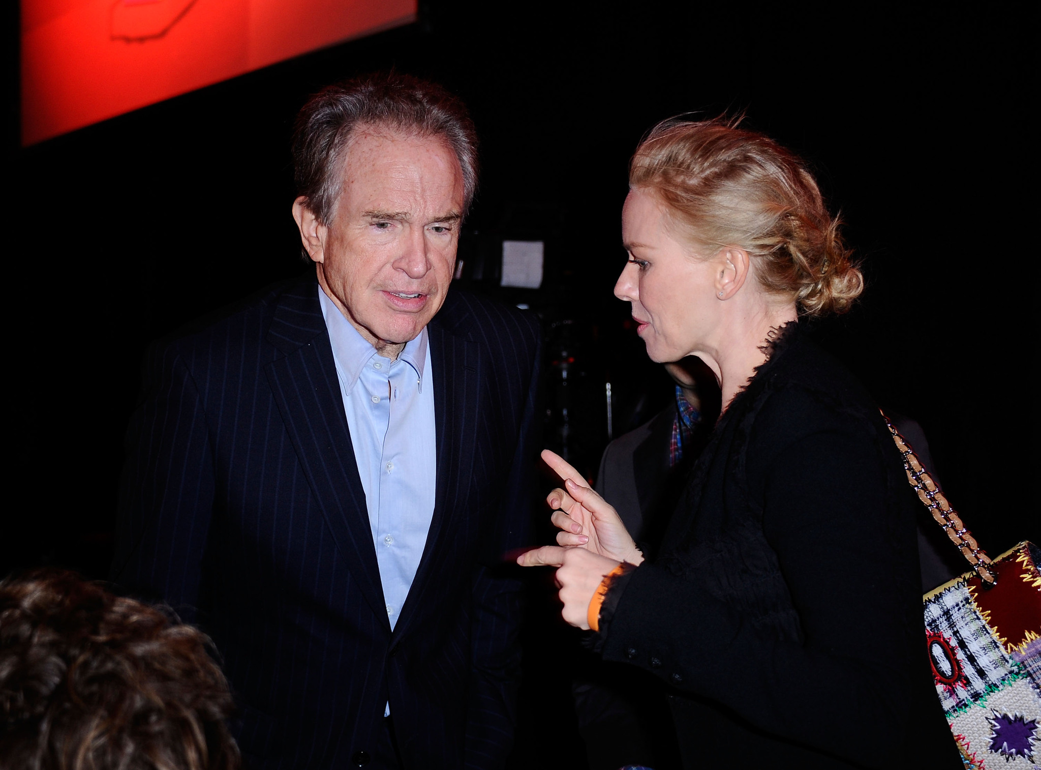 Warren Beatty and Naomi Watts