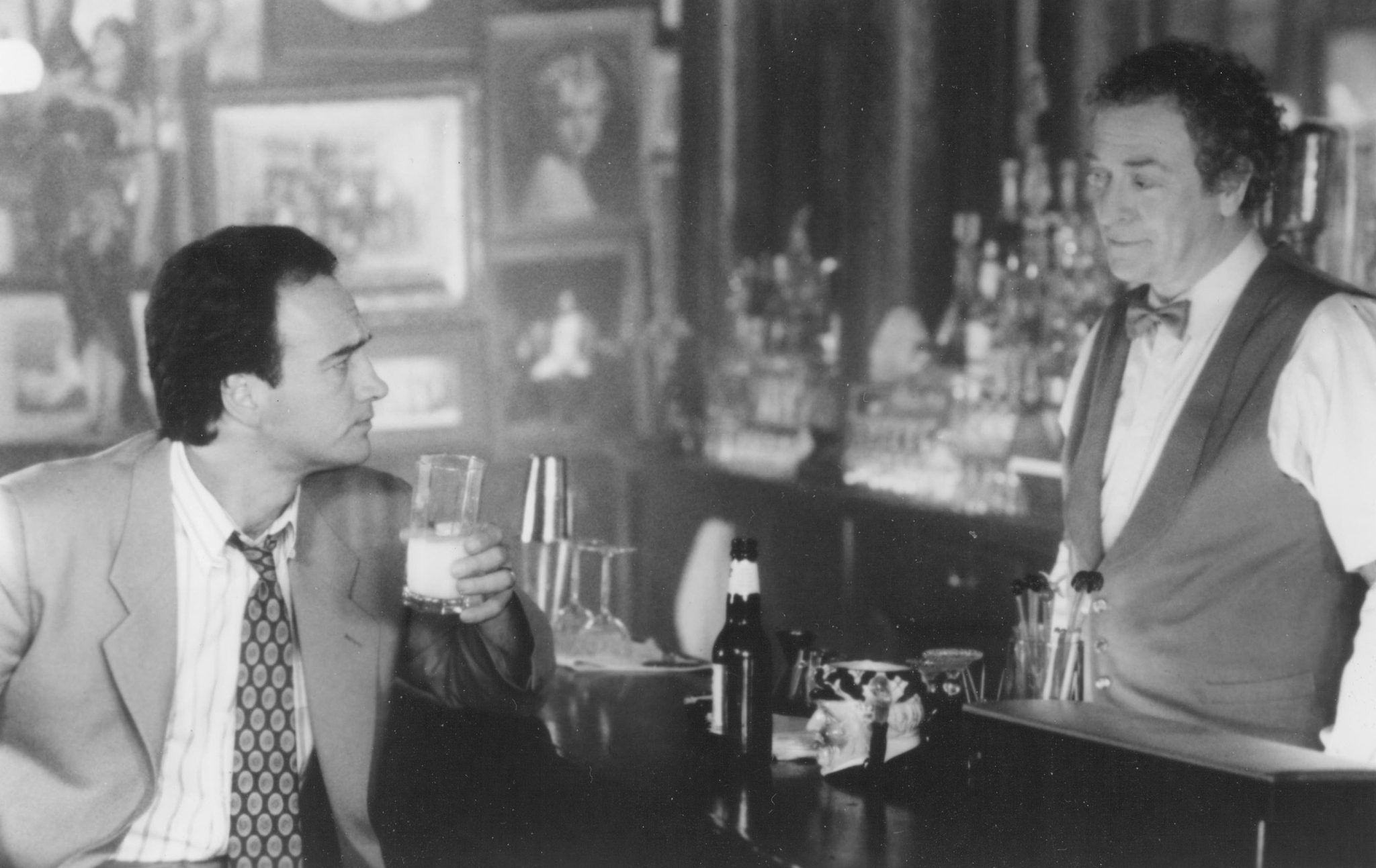 Still of Michael Caine and James Belushi in Mr. Destiny (1990)