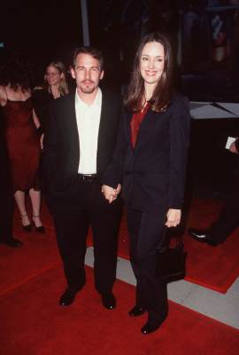 Madeleine Stowe and Brian Benben at event of Meet Joe Black (1998)