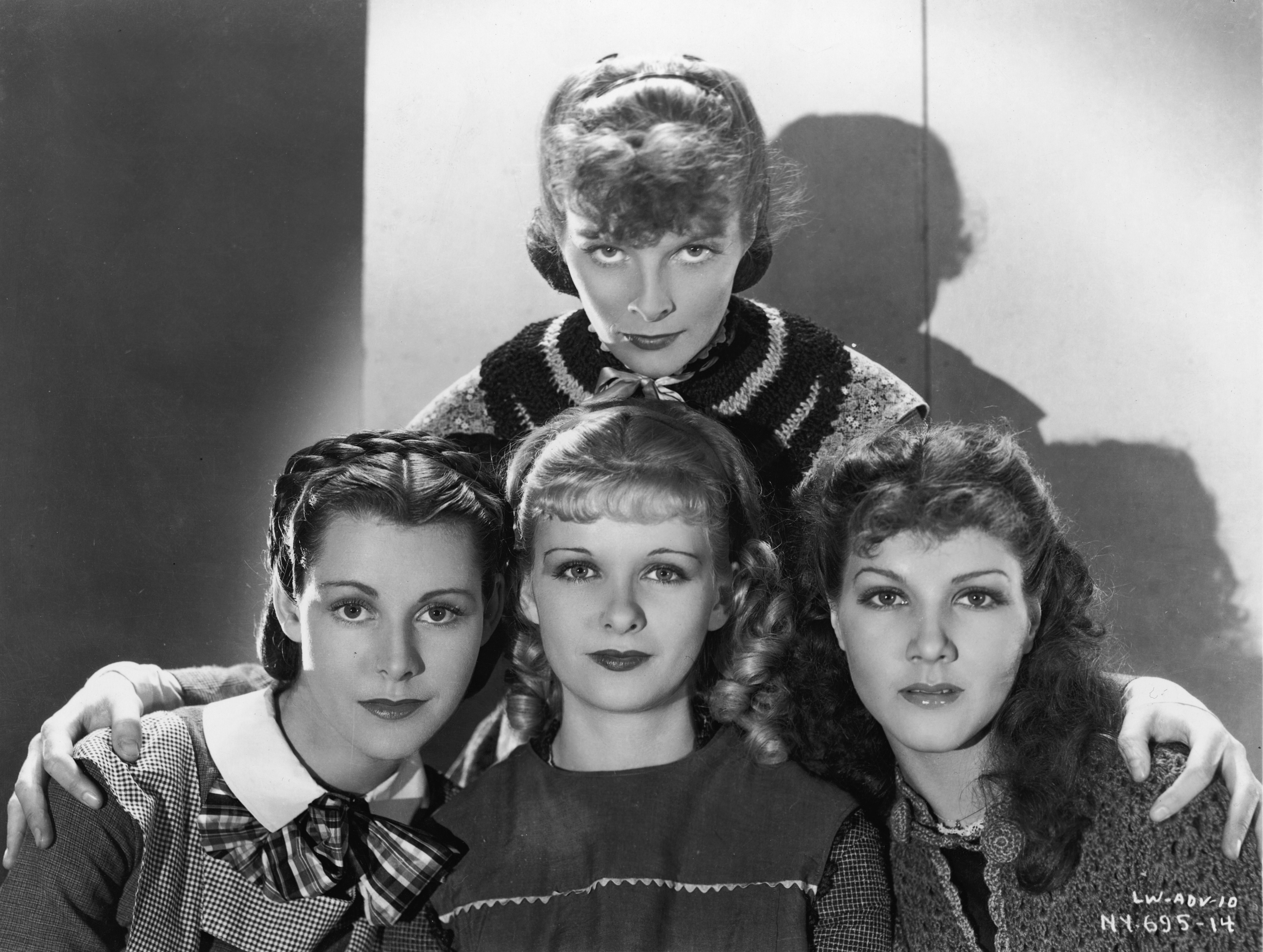 Still of Katharine Hepburn, Joan Bennett, Frances Dee and Jean Parker in Little Women (1933)