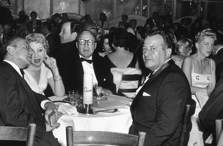 Ciro's Nightclub Mary Livingston, Jack Benny, Herman Hover c. 1950
