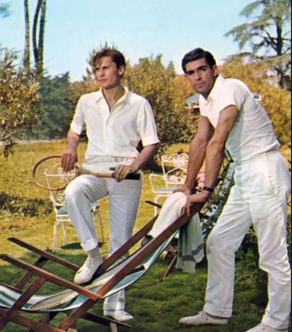 Still of Helmut Berger and Fabio Testi in Il giardino dei Finzi Contini (1970)