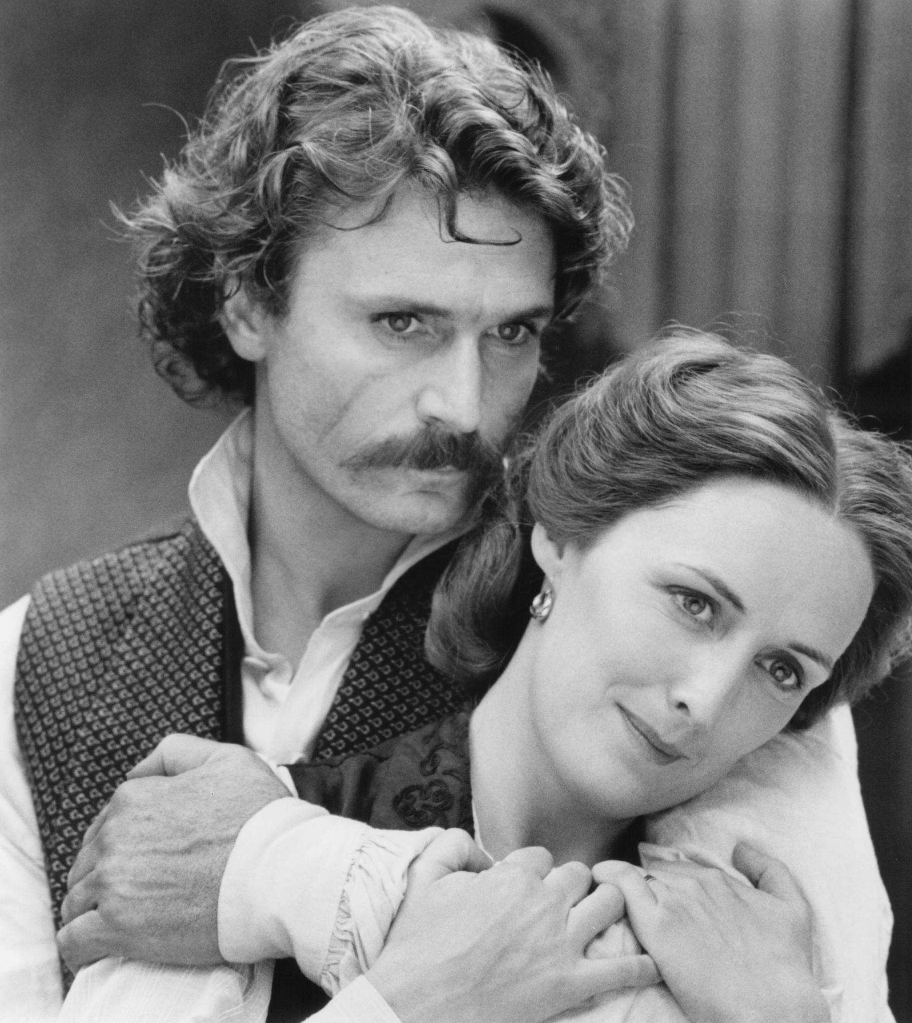 Still of Patrick Bergin and Fiona Shaw in Mountains of the Moon (1990)