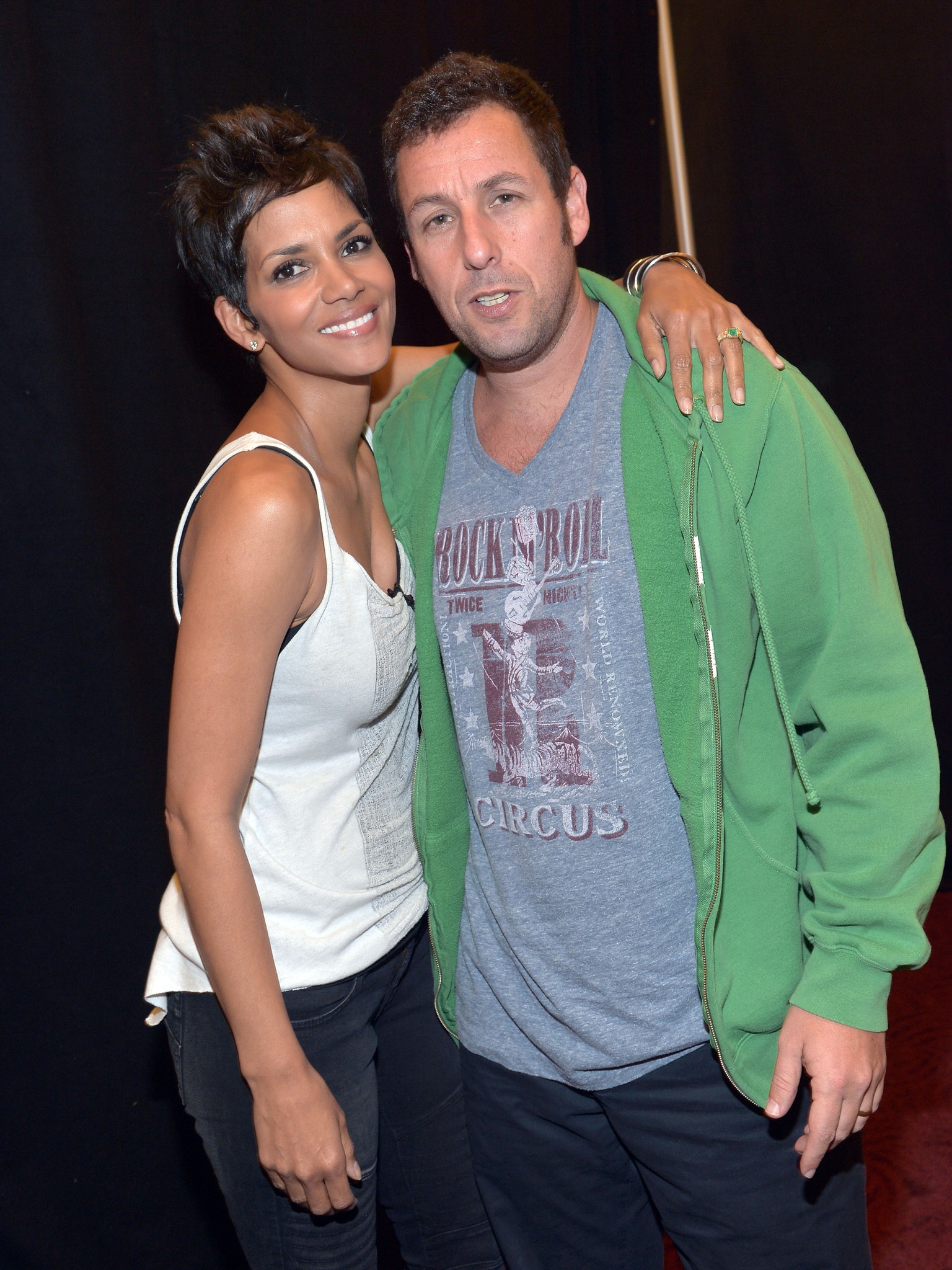 Halle Berry and Adam Sandler