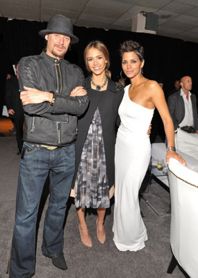 Halle Berry, Jessica Alba and Kid Rock