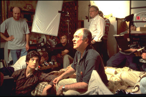 Bernardo Bertolucci and Louis Garrel in The Dreamers (2003)