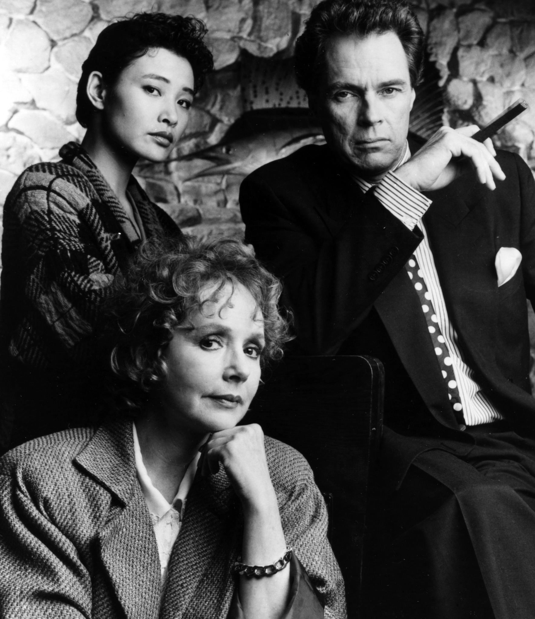 Still of Richard Beymer, Joan Chen and Piper Laurie in Twin Pykso miestelis (1990)