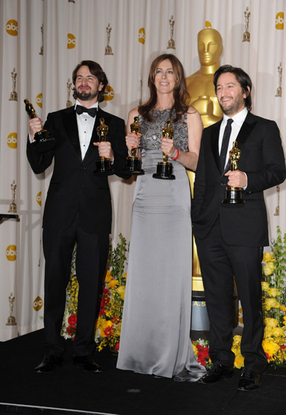 Kathryn Bigelow and Mark Boal at event of The 82nd Annual Academy Awards (2010)