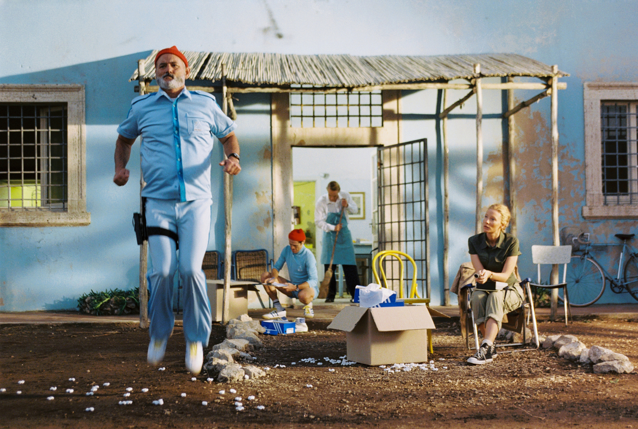Still of Bill Murray, Willem Dafoe and Cate Blanchett in The Life Aquatic with Steve Zissou (2004)