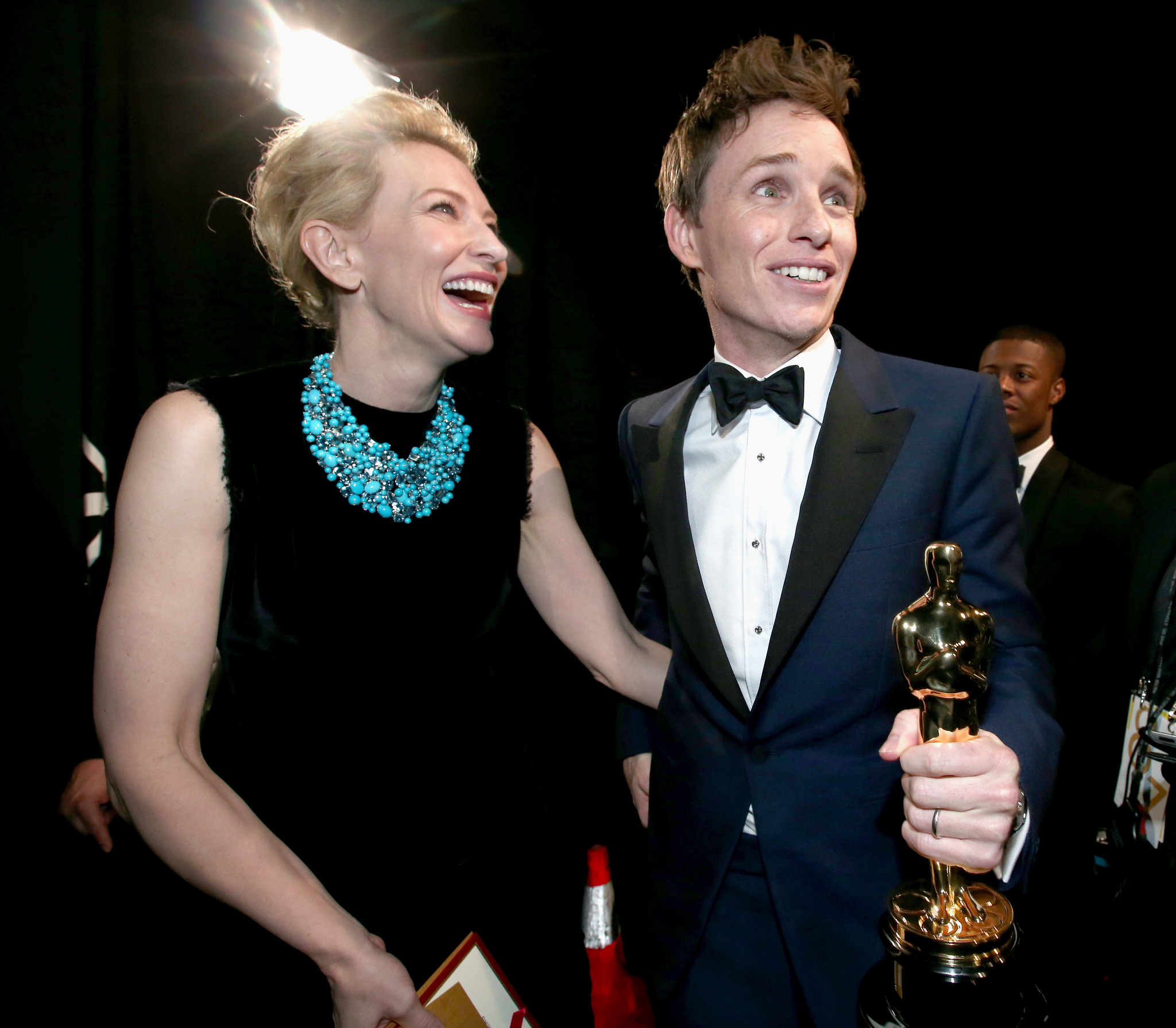 Cate Blanchett and Eddie Redmayne at event of The Oscars (2015)
