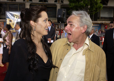 Jan de Bont and Angelina Jolie at event of Lara Croft Tomb Raider: The Cradle of Life (2003)