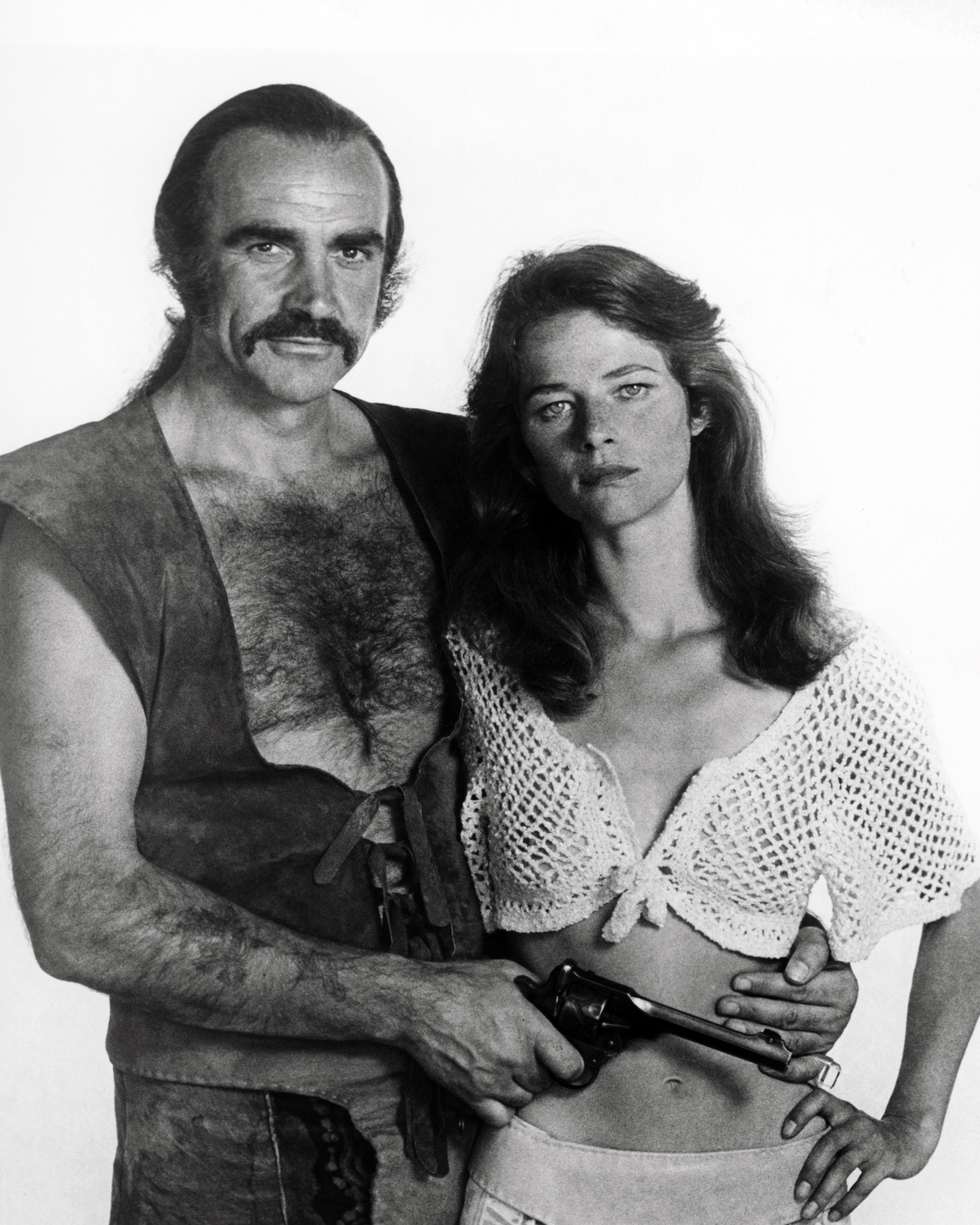 Still of Sean Connery, John Boorman and Charlotte Rampling in Zardoz (1974)