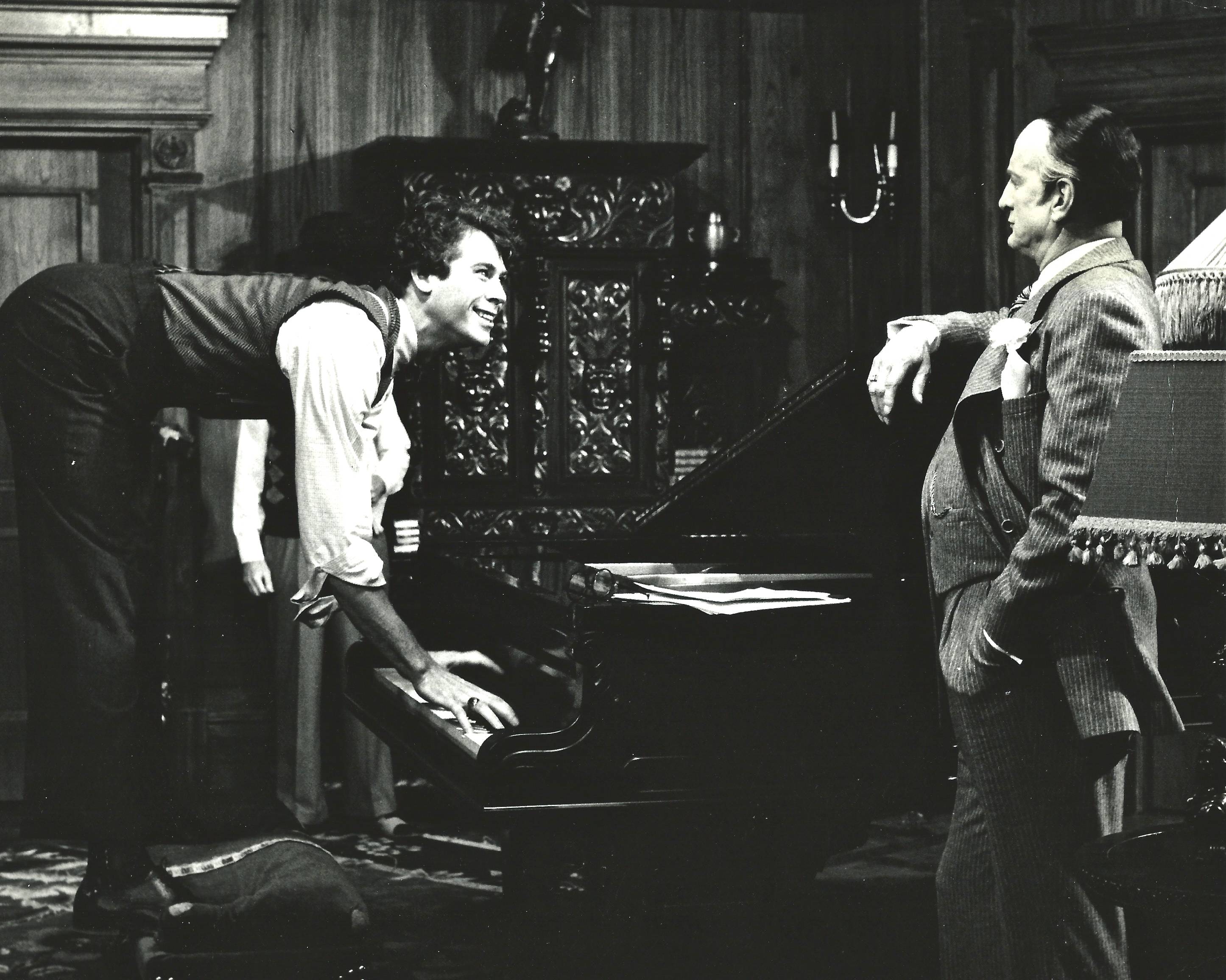 Barry Bostwick and George C. Scott in MOVIE,MOVIE