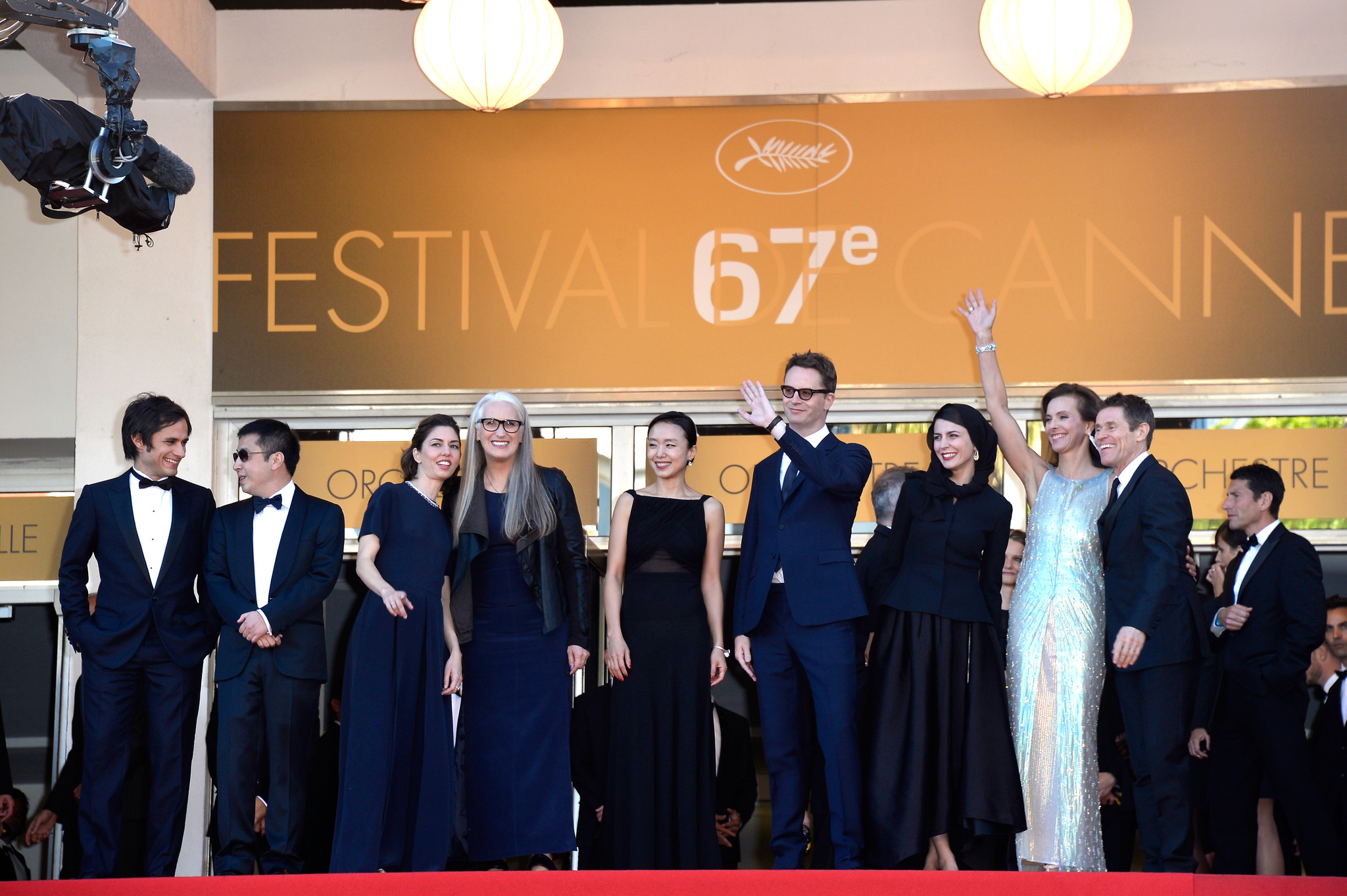 Willem Dafoe, Carole Bouquet, Jane Campion, Sofia Coppola, Do-yeon Jeon, Gael García Bernal, Leila Hatami, Zhangke Jia and Nicolas Winding Refn