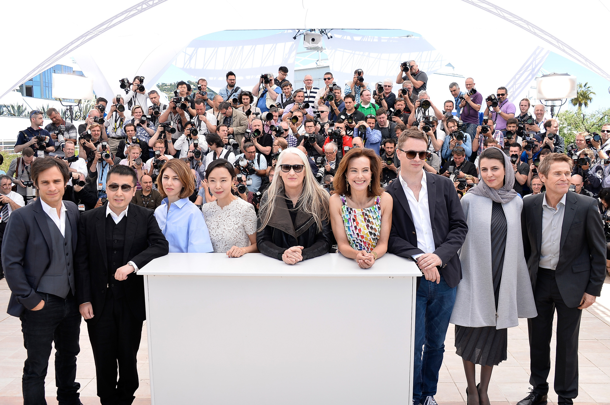 Willem Dafoe, Carole Bouquet, Jane Campion, Sofia Coppola, Do-yeon Jeon, Gael García Bernal, Leila Hatami, Zhangke Jia and Nicolas Winding Refn