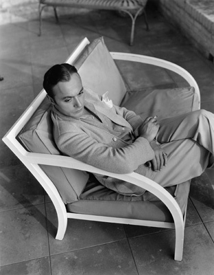 Charles Boyer at home