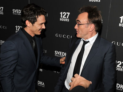 Danny Boyle and James Franco at event of 127 valandos (2010)