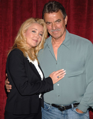 Eric Braeden and Melody Thomas Scott at event of The Young and the Restless (1973)