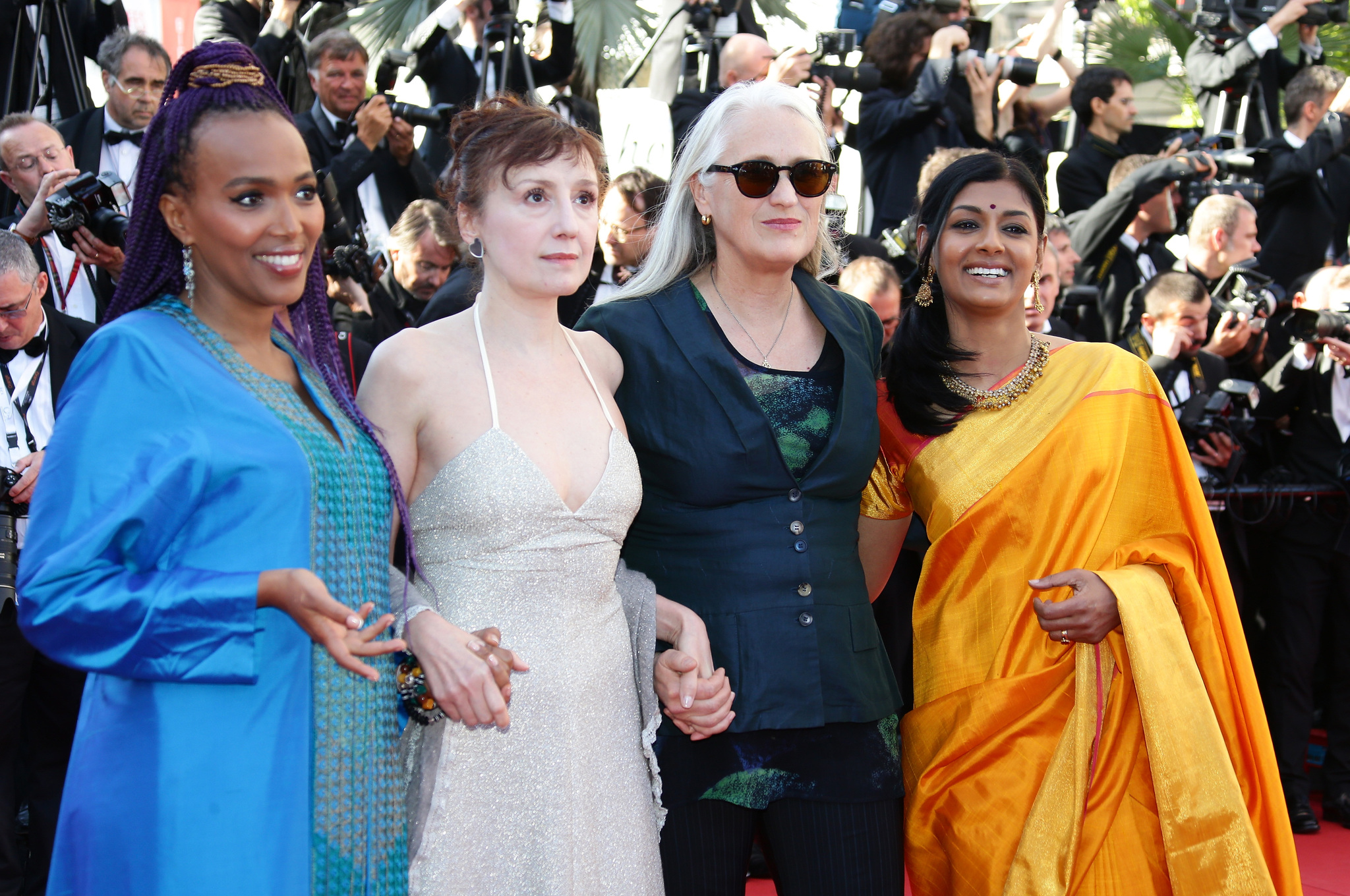Nicoletta Braschi, Jane Campion, Nandita Das and Maji-da Abdi at event of Zulu (2013)