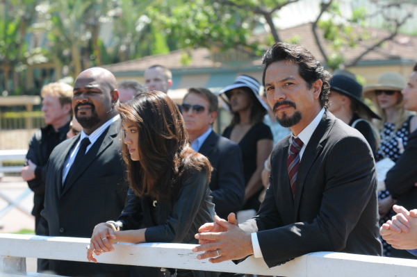 Still of Benjamin Bratt and Grace Park in The Cleaner (2008)