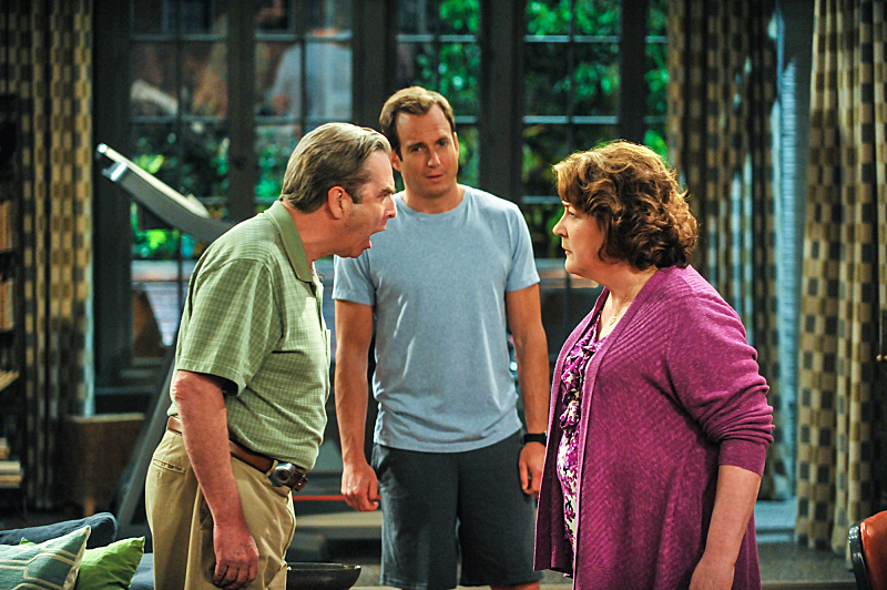 Still of Beau Bridges, Will Arnett and Margo Martindale in The Millers (2013)