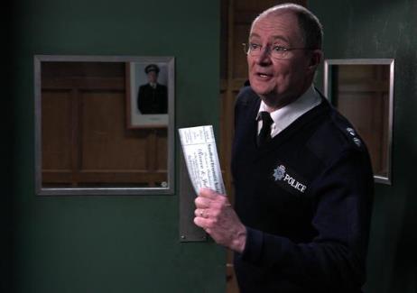 Still of Jim Broadbent in Hot Fuzz (2007)