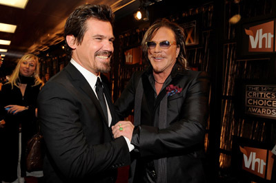 Mickey Rourke and Josh Brolin