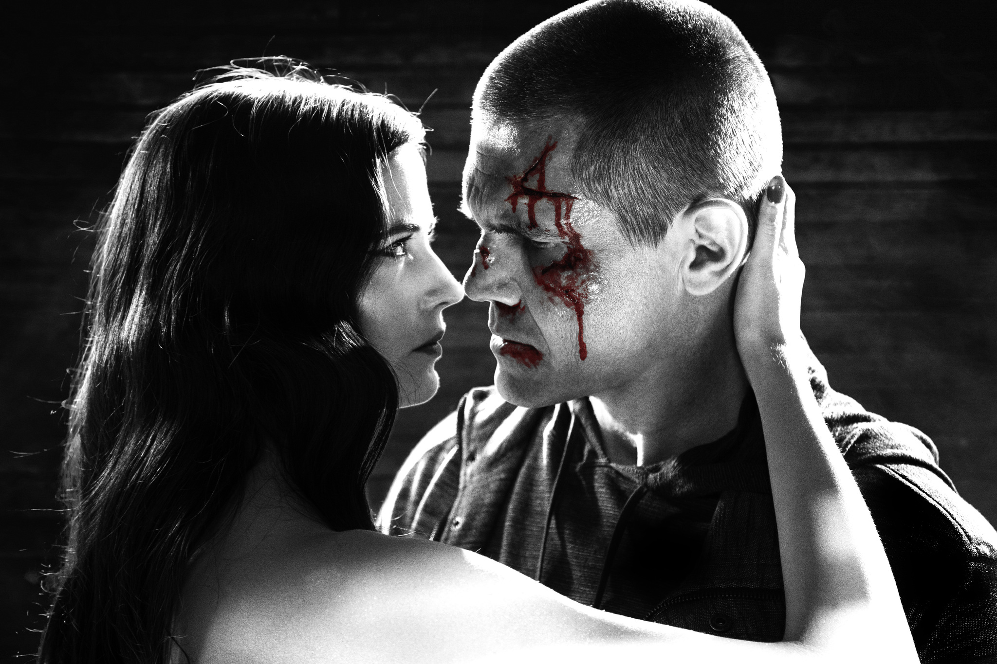 Still of Josh Brolin and Eva Green in Sin City: A Dame to Kill For (2014)