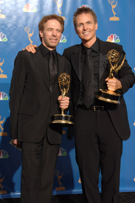 Jerry Bruckheimer and Phil Keoghan