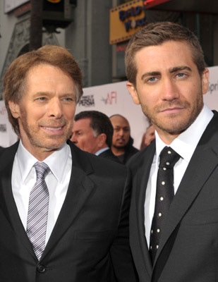 Jerry Bruckheimer and Jake Gyllenhaal at event of Persijos princas: laiko smiltys (2010)