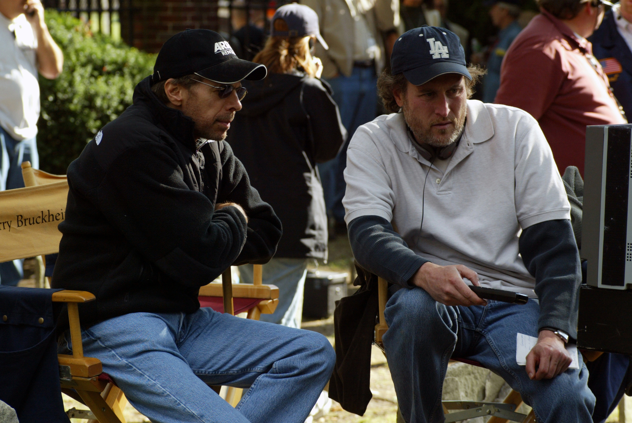 Still of Jerry Bruckheimer and Jon Turteltaub in National Treasure (2004)