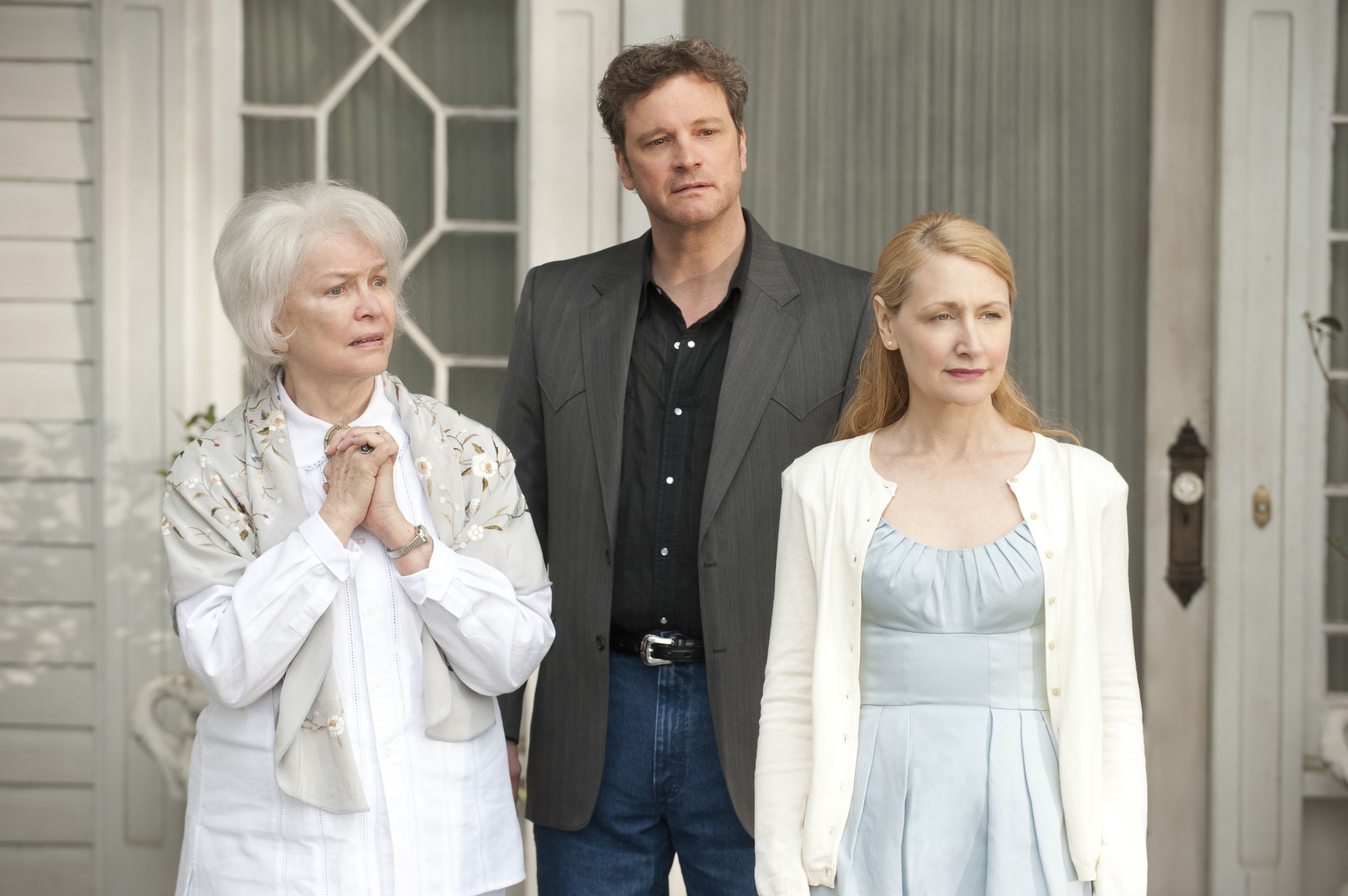 Still of Colin Firth, Ellen Burstyn and Patricia Clarkson in Main Street (2010)