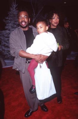 LeVar Burton and Stephanie Cozart Burton at event of Beauty and the Beast: The Enchanted Christmas (1997)