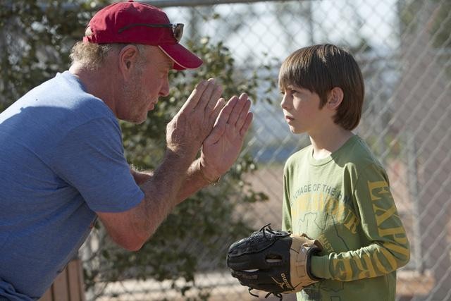 Still of James Caan and Griffin Gluck in Back in the Game (2013)