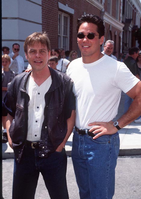 Mark Hamill and Dean Cain at event of The Amazing Panda Adventure (1995)