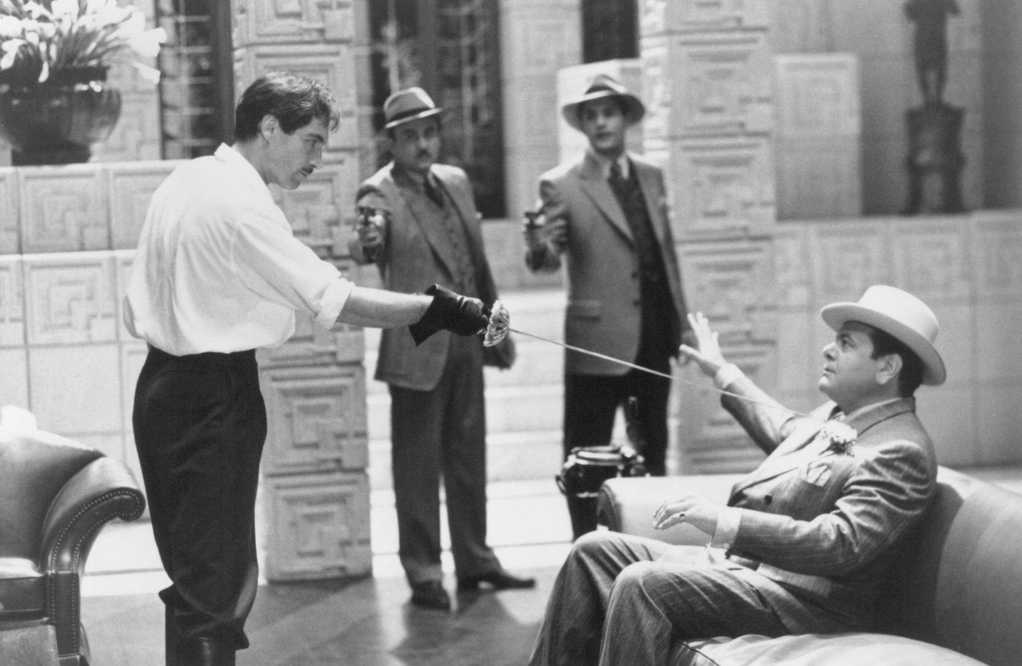 Still of Paul Sorvino, Billy Campbell and Timothy Dalton in The Rocketeer (1991)