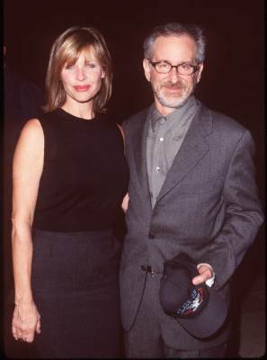 Steven Spielberg and Kate Capshaw at event of The Prince of Egypt (1998)
