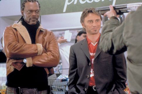 Still of Samuel L. Jackson and Robert Carlyle in The 51st State (2001)