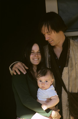 David Carradine, Barbara Hershey and son Tom